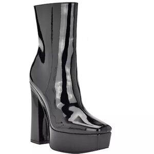 NWOT GUESS Women's Byra Platform Block Heel Dress Booties - 5.5M and 7M--600
